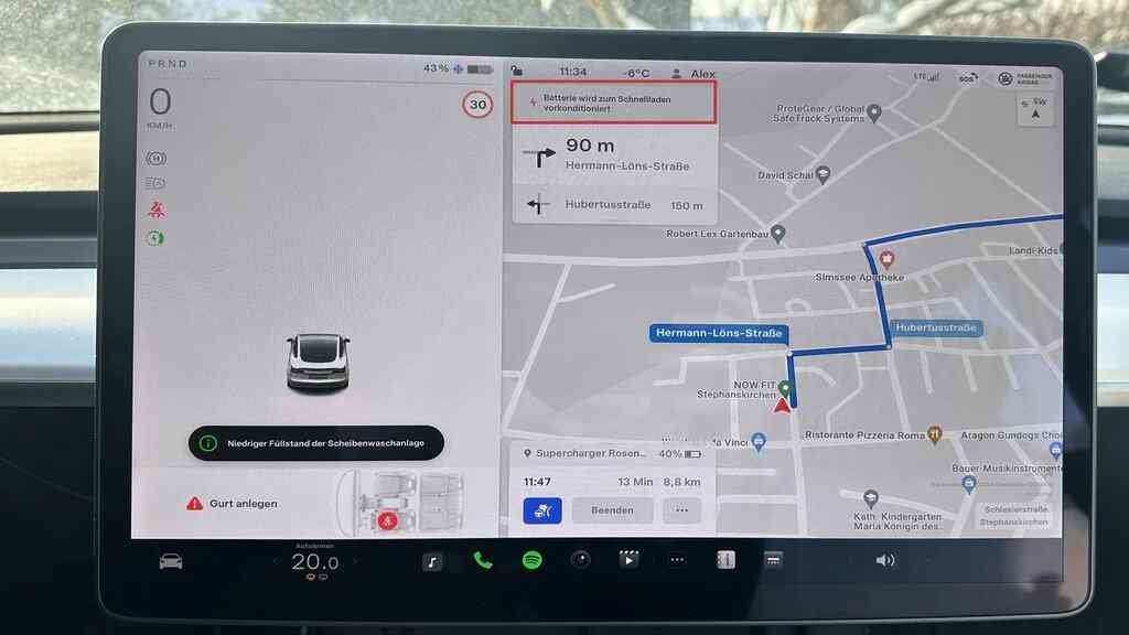 6. Precondition Tesla Battery